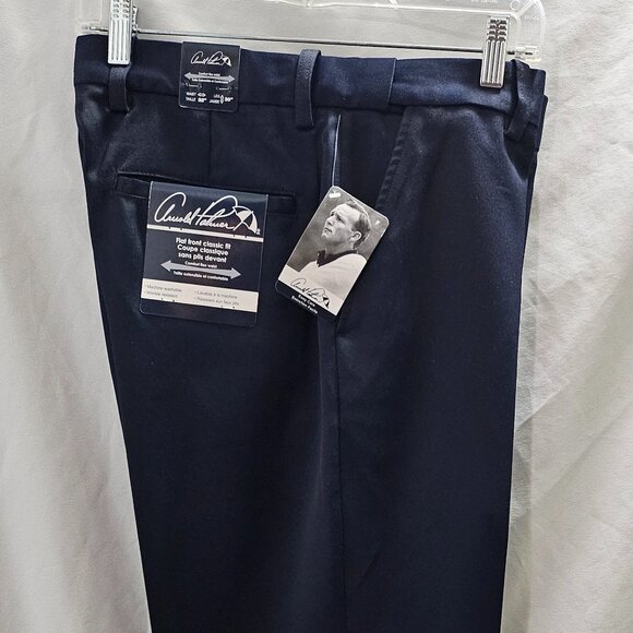 Men’s New “Arnold Palmer” Easy Care Comfort Flex Waist, (32”) Dress Pants- - Picture 1 of 8